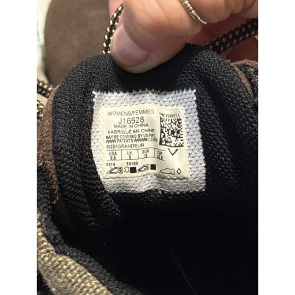 Merrell Women's Ontario Mid Waterproof Boot Size 8.5 Brown Leather - Picture 4 of 4